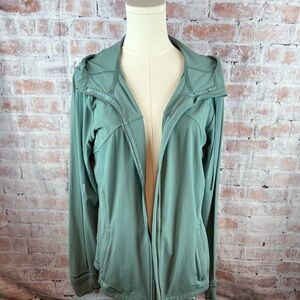 Lululemon Athletica Green Utility Jacket with Hood
